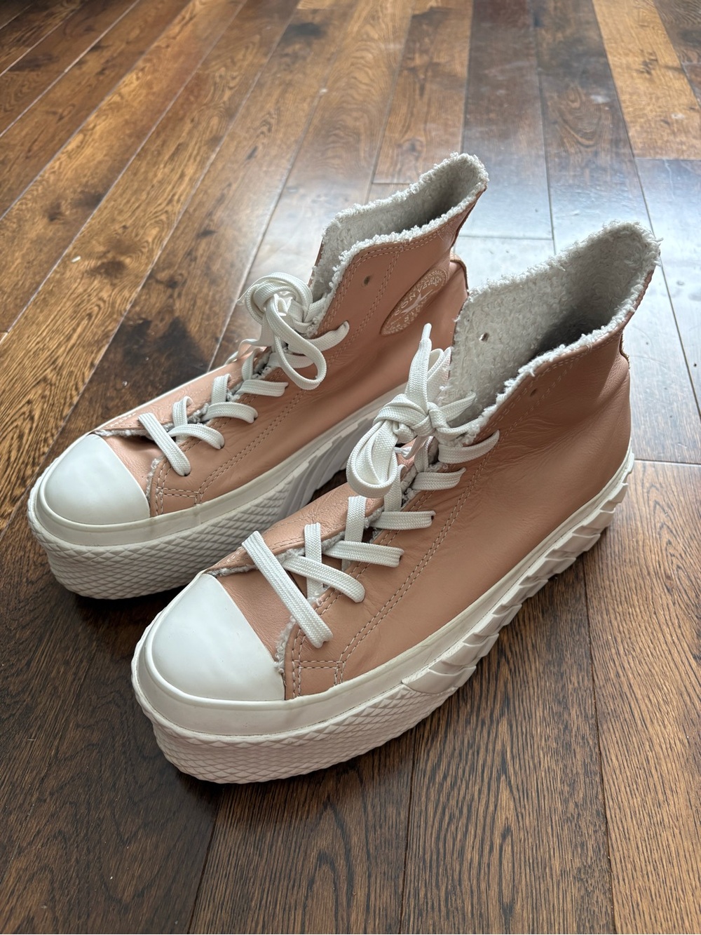 Converse All Star ‘Perfect is not Perfect’ HighTop Platform Sneakers Size 9